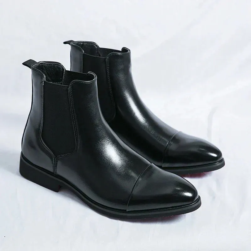 Damien | Chelsea boots made of real leather