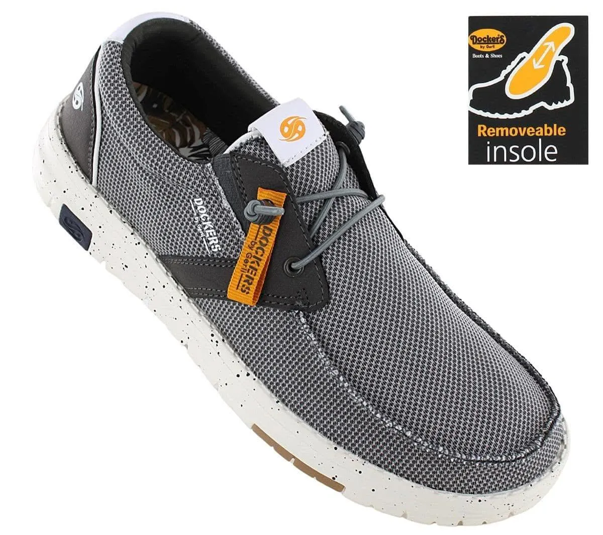 DOCKERS by Gerli 52AA002 - Herren Mokassin Espadrilles Schuhe Grau 700200