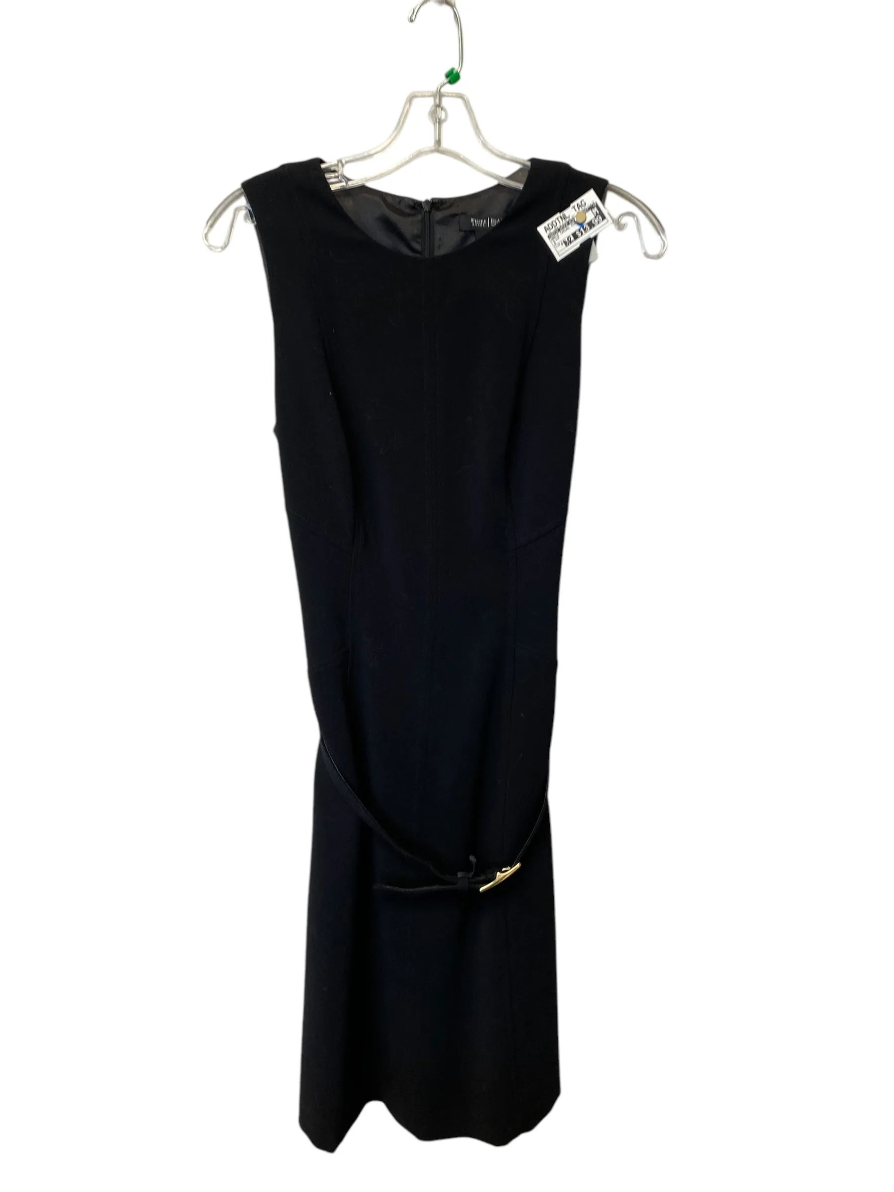 Dress Casual Midi By White House Black Market In Black, Size: 8