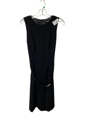 Dress Casual Midi By White House Black Market In Black, Size: 8