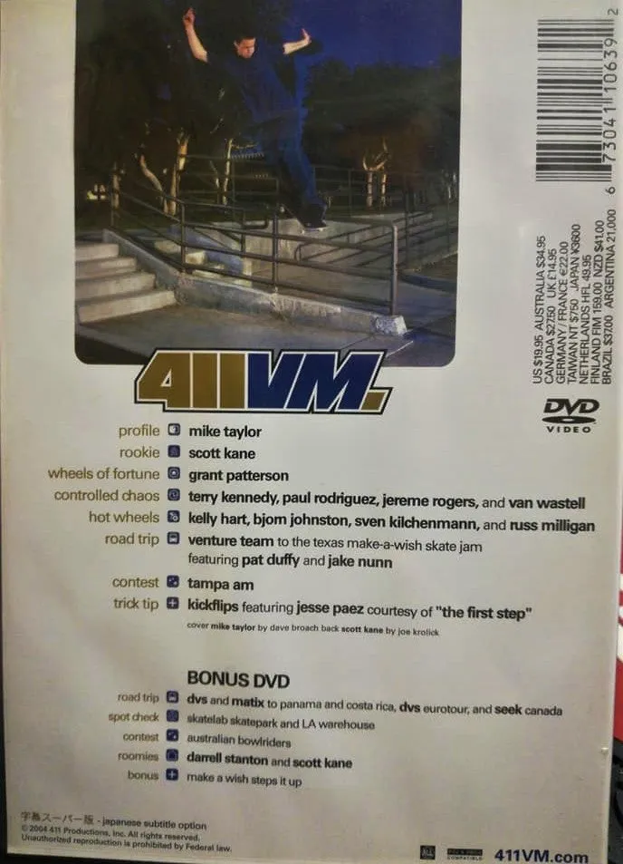 DVD: 411 Video Magazine Issue 63