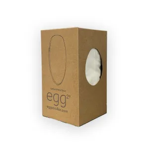 Egg Fitted Sheets - Cream/Grey (Pack of 2)