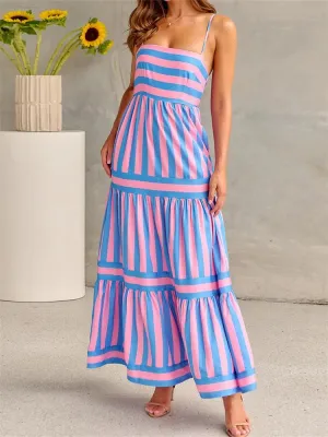 Elsie - Coastal Stripes Dress