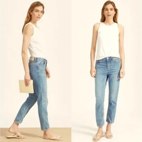 Everlane The Relaxed Straight Organic Cotton Jean Size 27 Long New