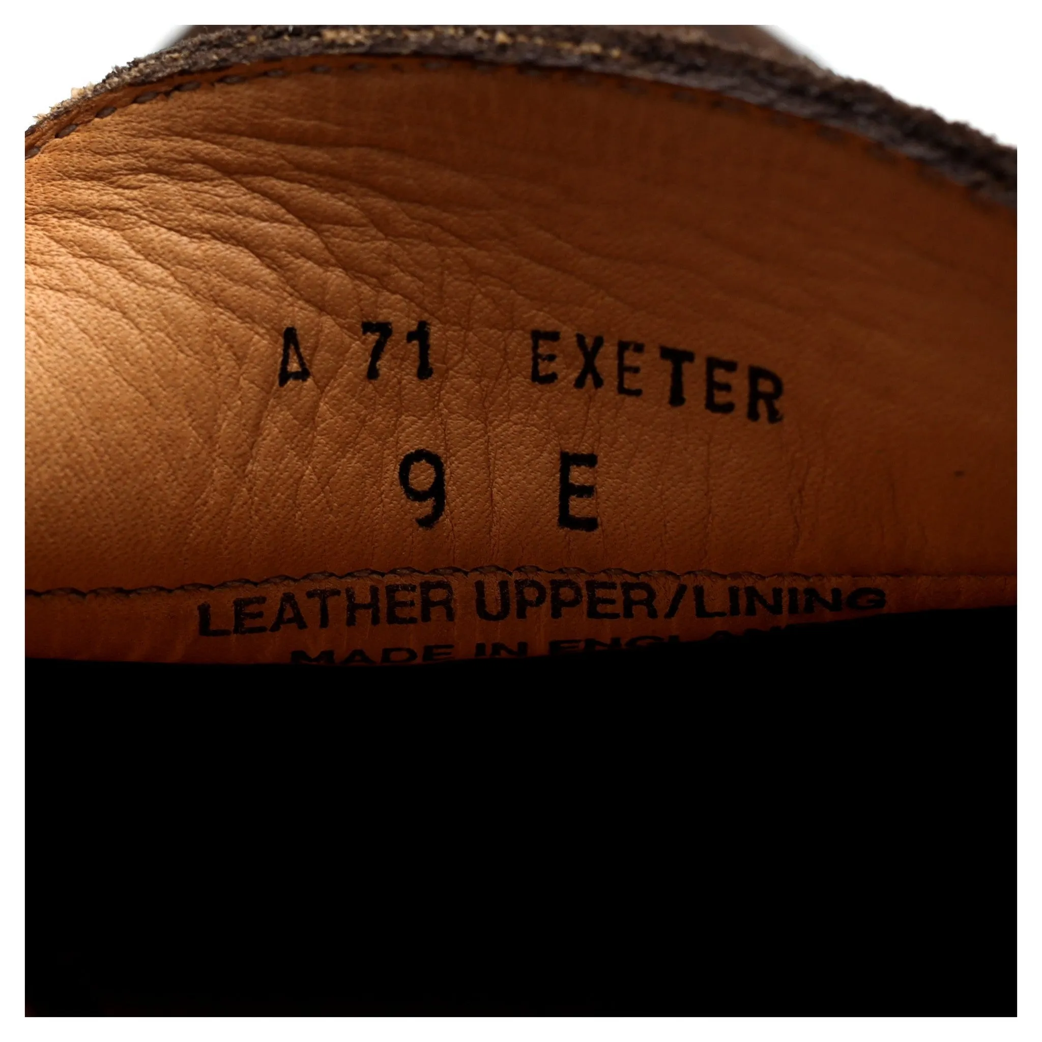 'Exeter' Dark Brown Suede Loafers UK 9 E