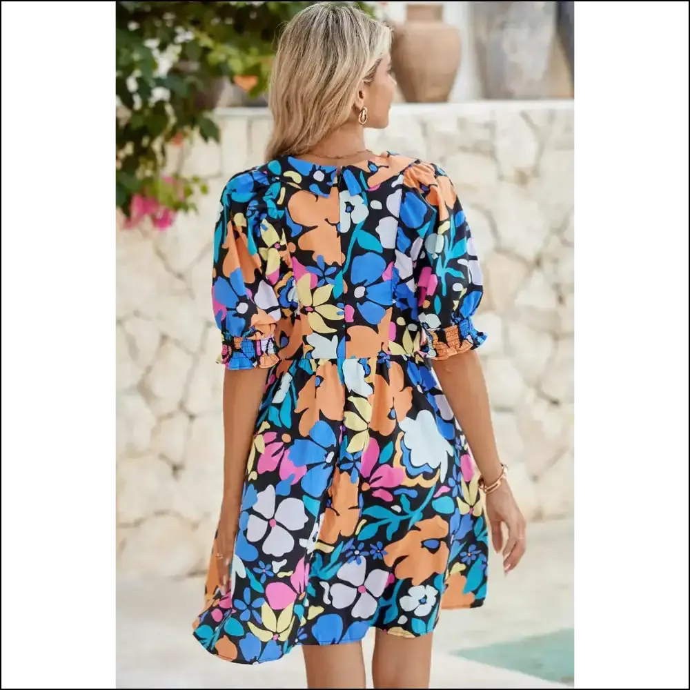 Floral Dream Mini Dress:  to Attract Funeral Attendees  💀💐 Needful Things