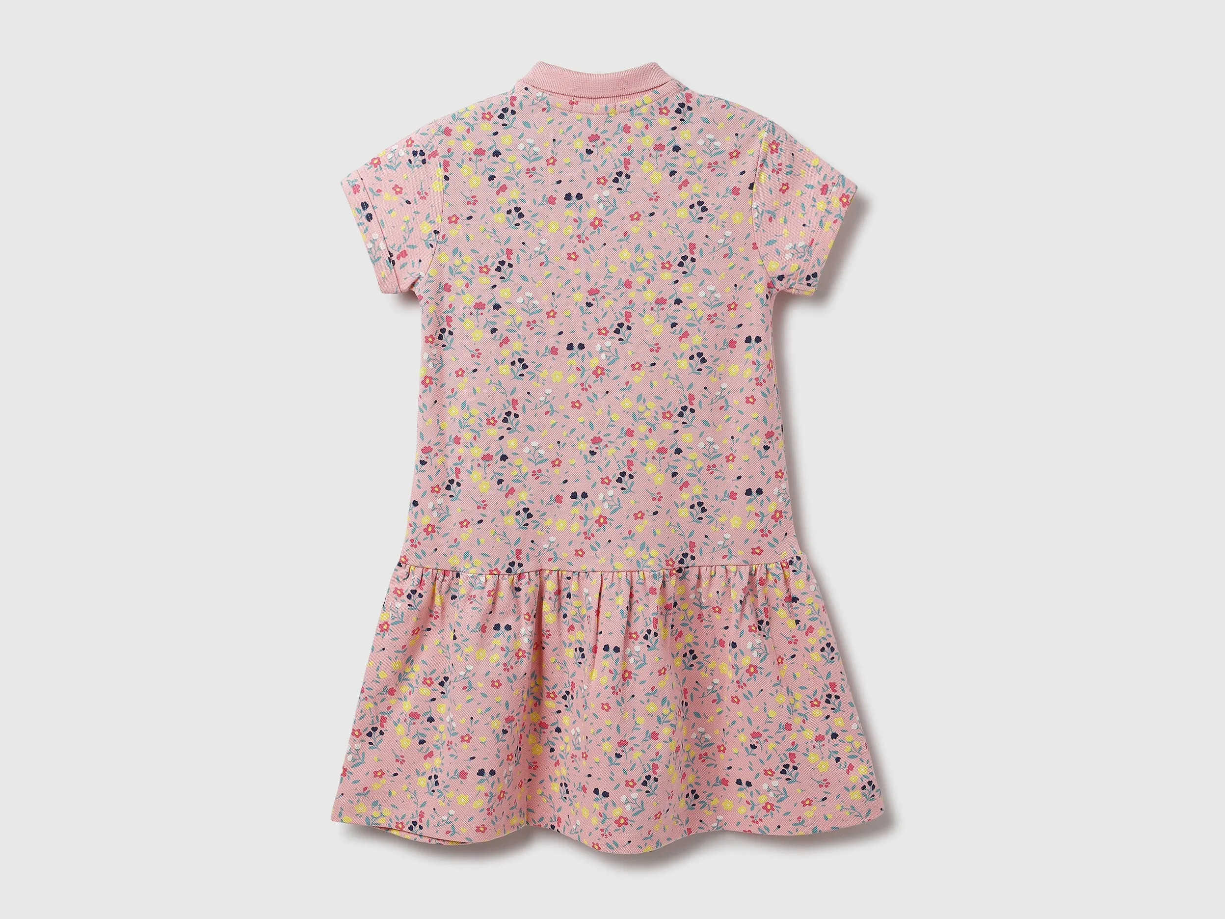 Floral Printed Polo Dress