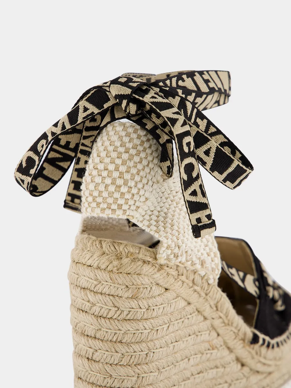 Gaia Canvas 140mm Wedge Espadrilles