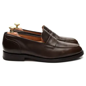 'Gerard' Brown Leather Loafer UK 8.5 F
