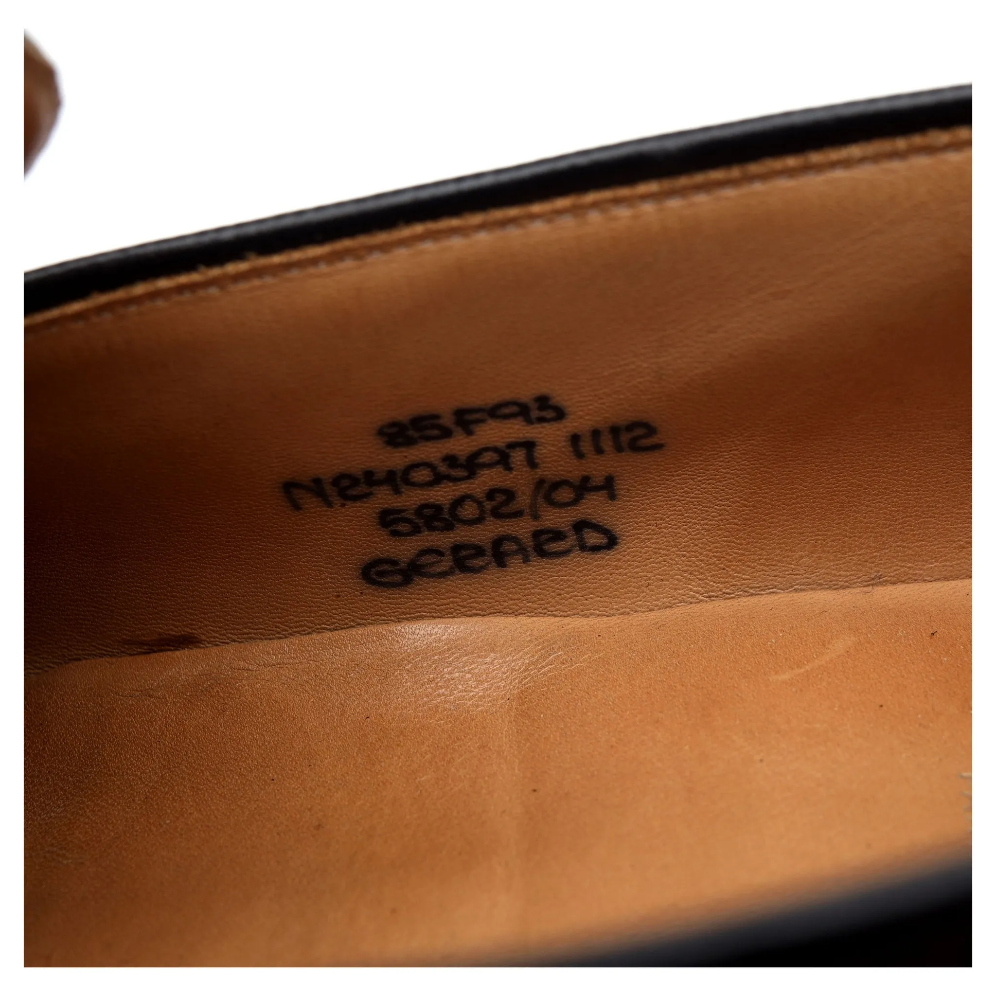 'Gerard' Brown Leather Loafer UK 8.5 F