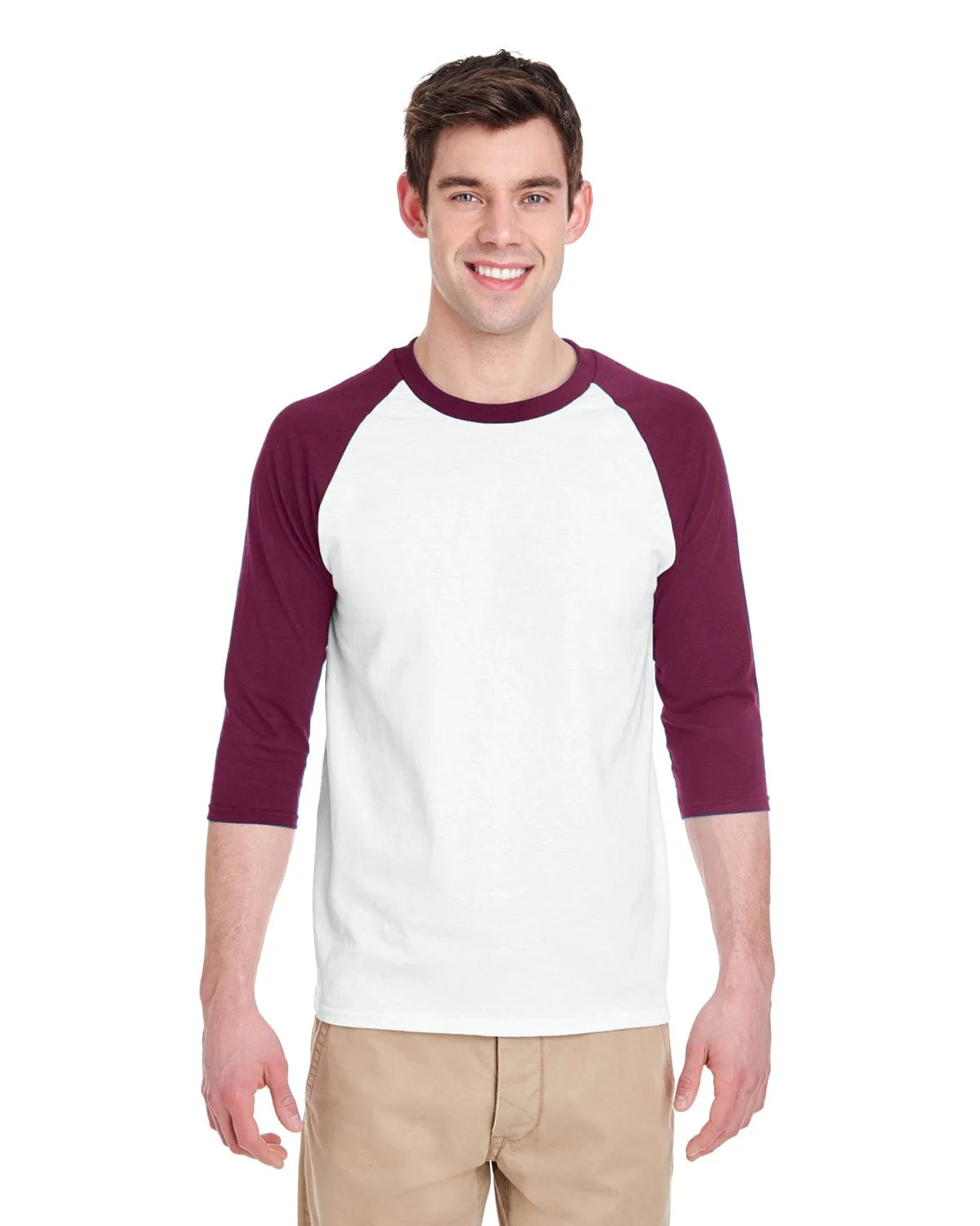 Gildan Heavy Cotton 3/4-Raglan Sleeve T-Shirt