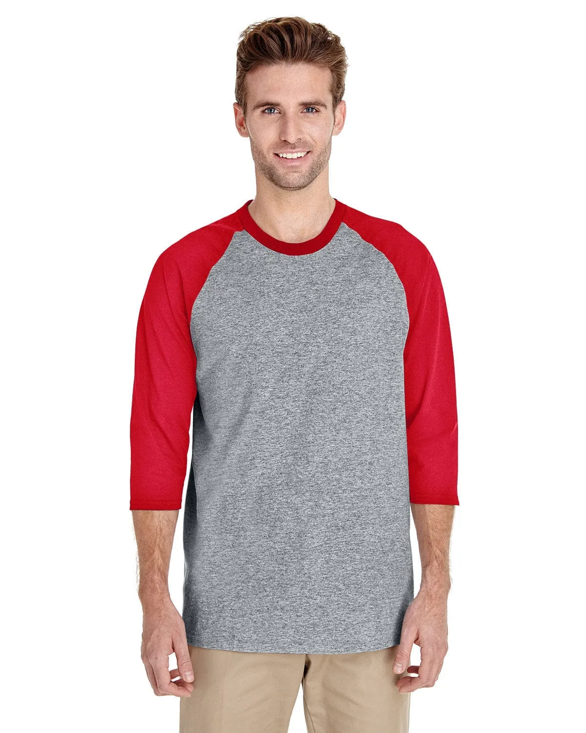 Gildan Heavy Cotton 3/4-Raglan Sleeve T-Shirt