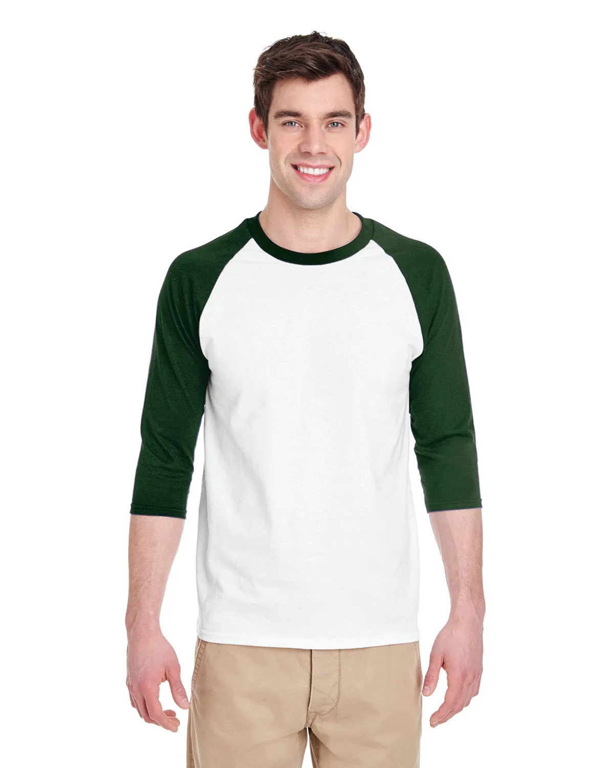 Gildan Heavy Cotton 3/4-Raglan Sleeve T-Shirt