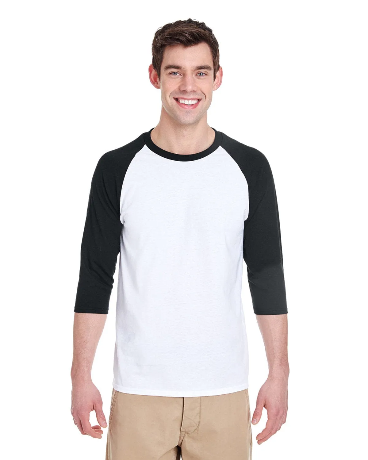 Gildan Heavy Cotton 3/4-Raglan Sleeve T-Shirt