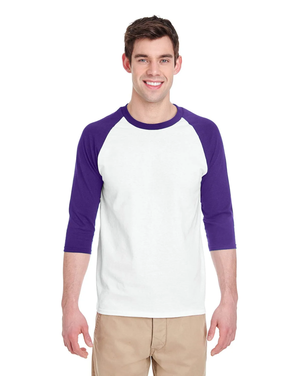 Gildan Heavy Cotton 3/4-Raglan Sleeve T-Shirt