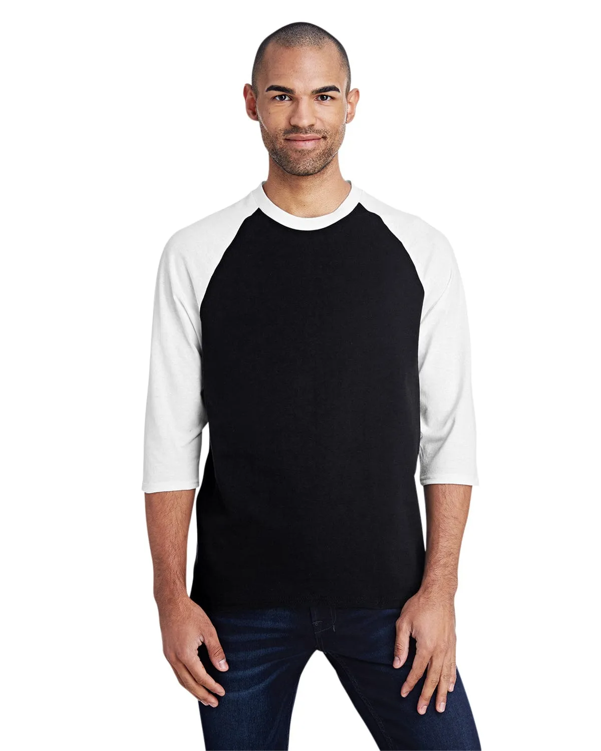 Gildan Heavy Cotton 3/4-Raglan Sleeve T-Shirt