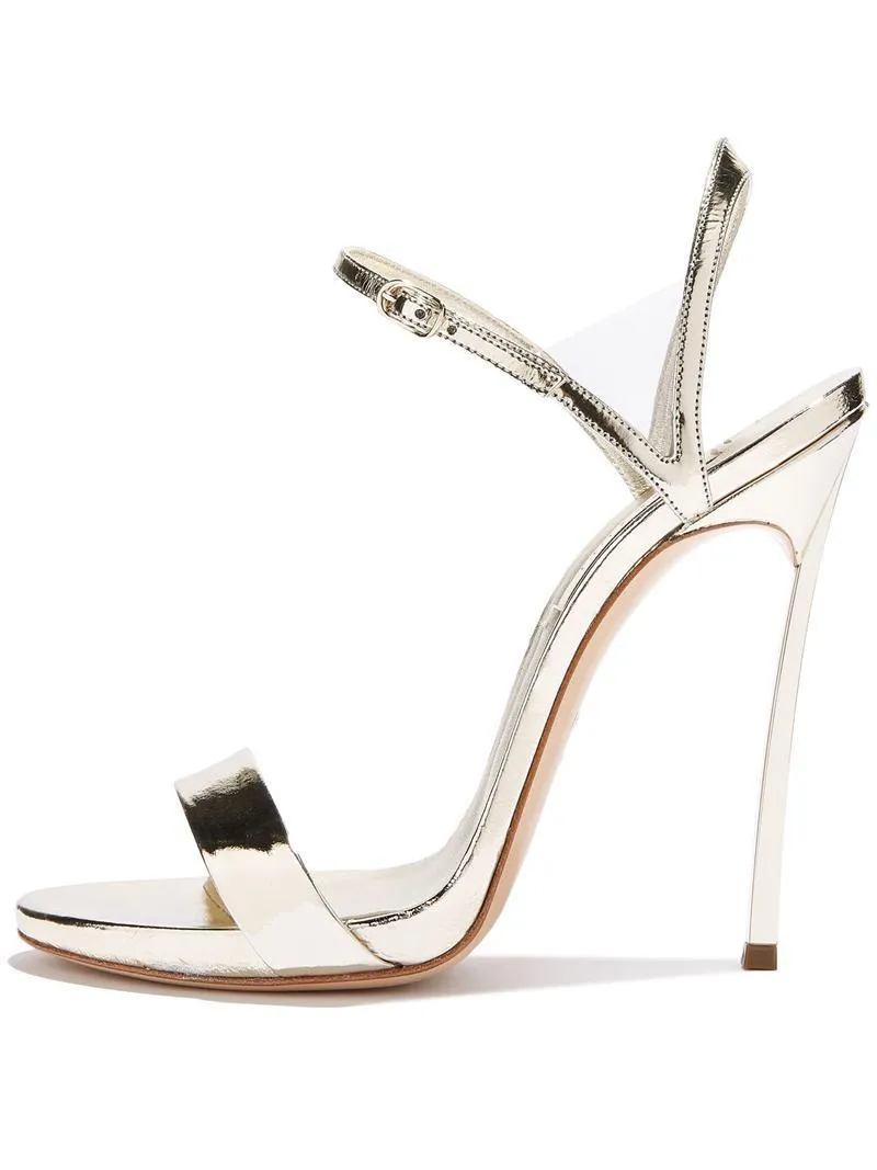 Gold Skinny Heel Cool Boots