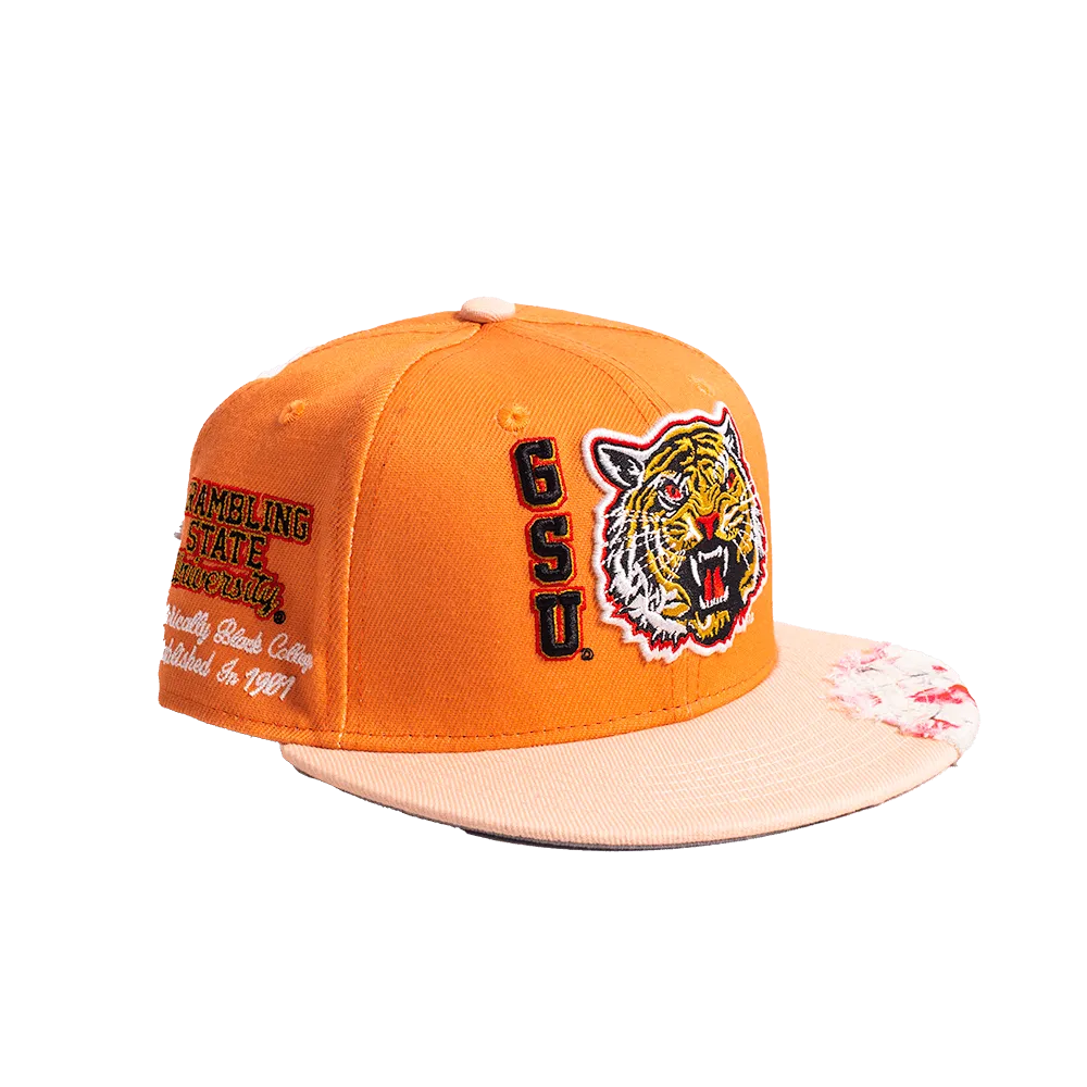 GRAMBLING STATE UNIVERSITY FRAYED FITTED HAT