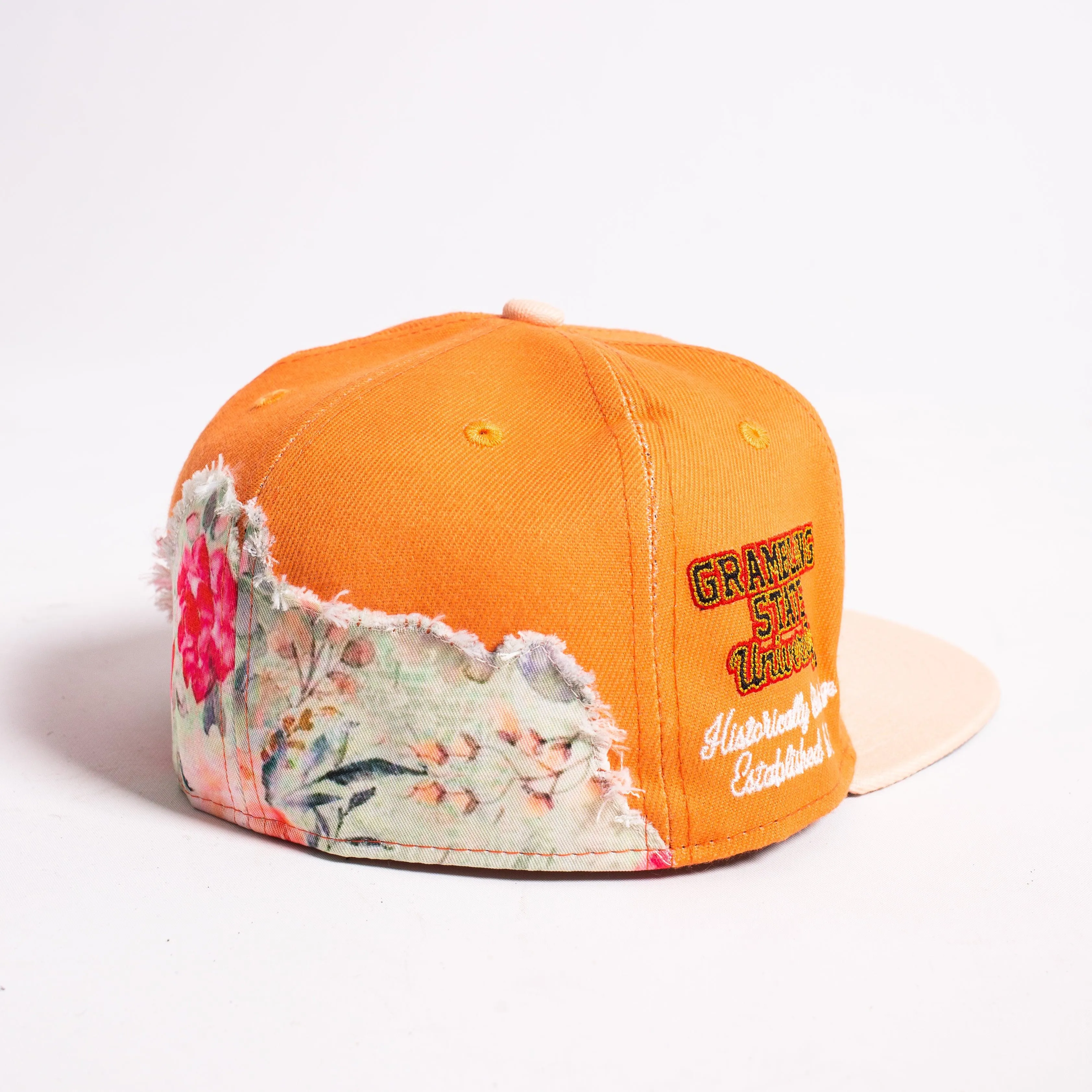 GRAMBLING STATE UNIVERSITY FRAYED FITTED HAT