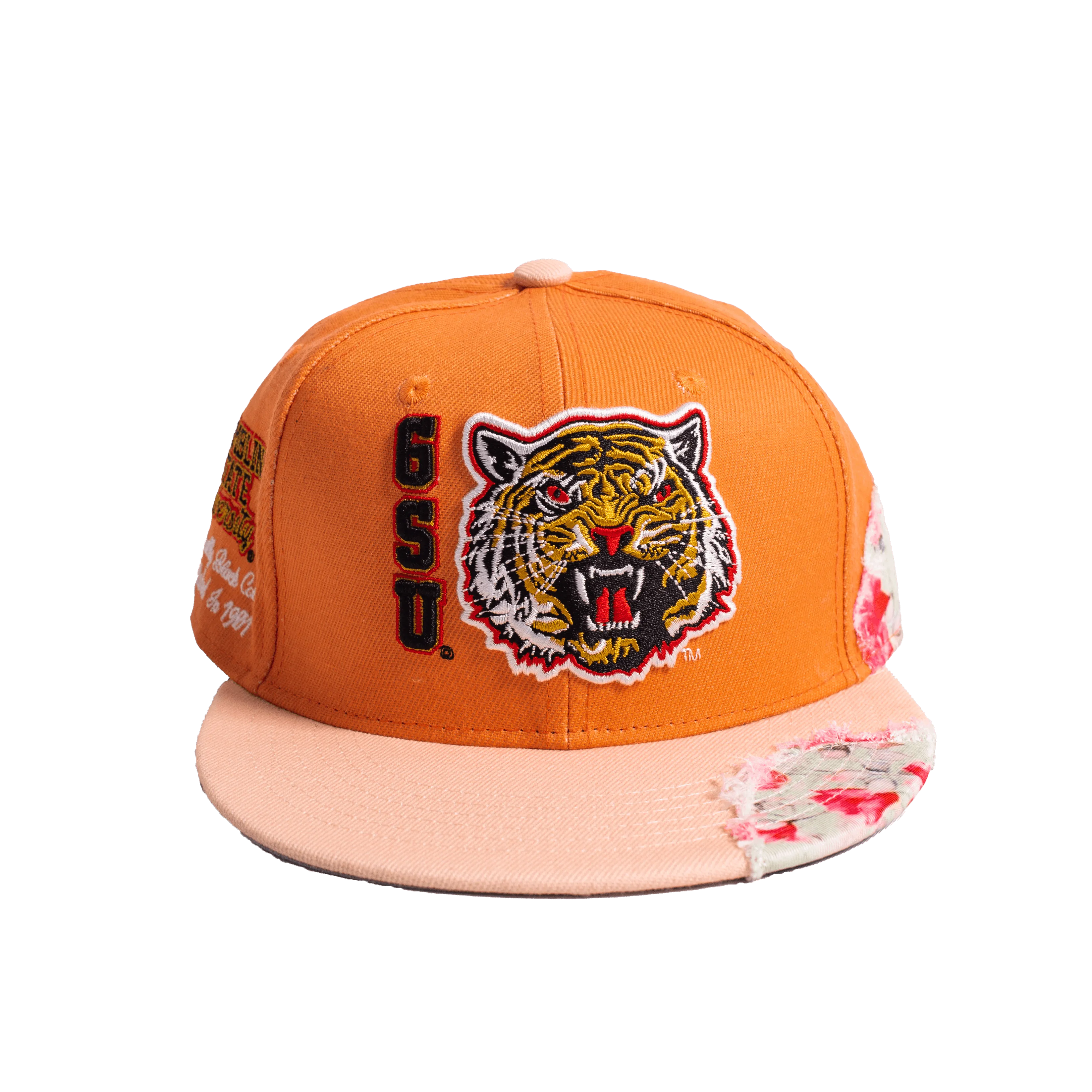 GRAMBLING STATE UNIVERSITY FRAYED FITTED HAT