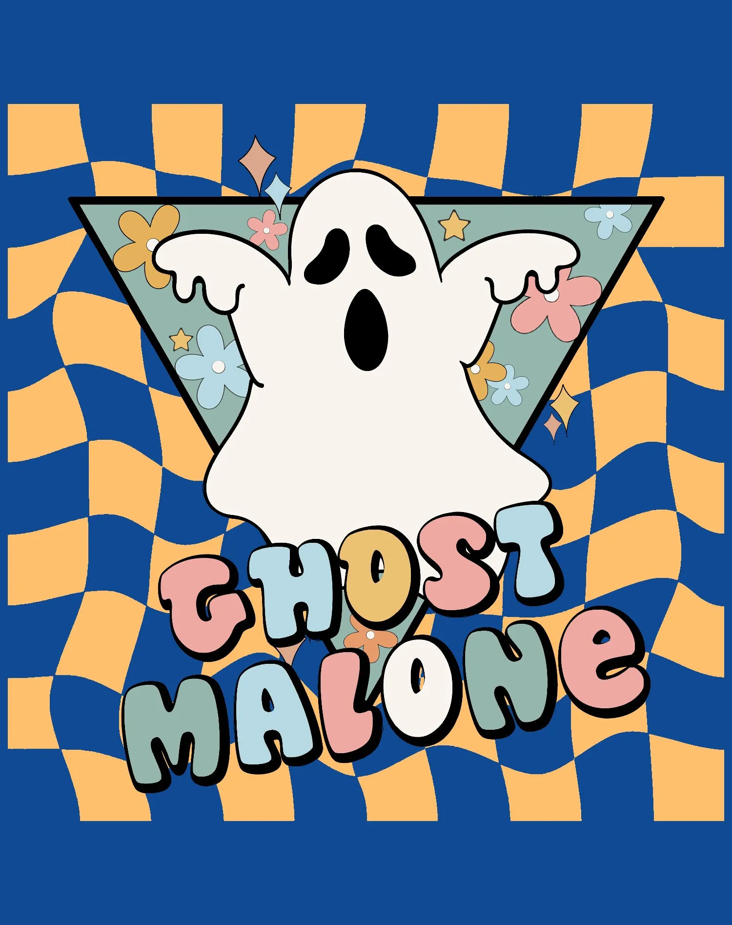 Halloween Cute Ghost Malone Official Men's T-shirt