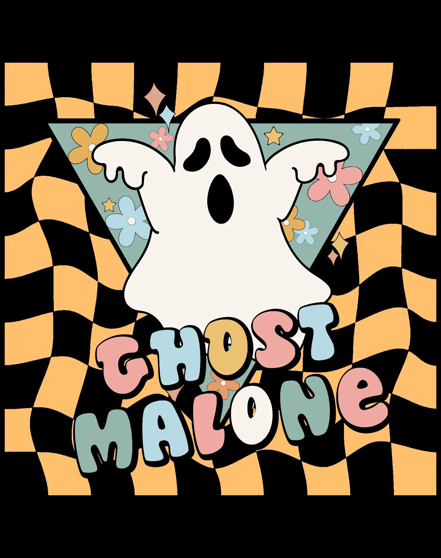 Halloween Cute Ghost Malone Official Men's T-shirt