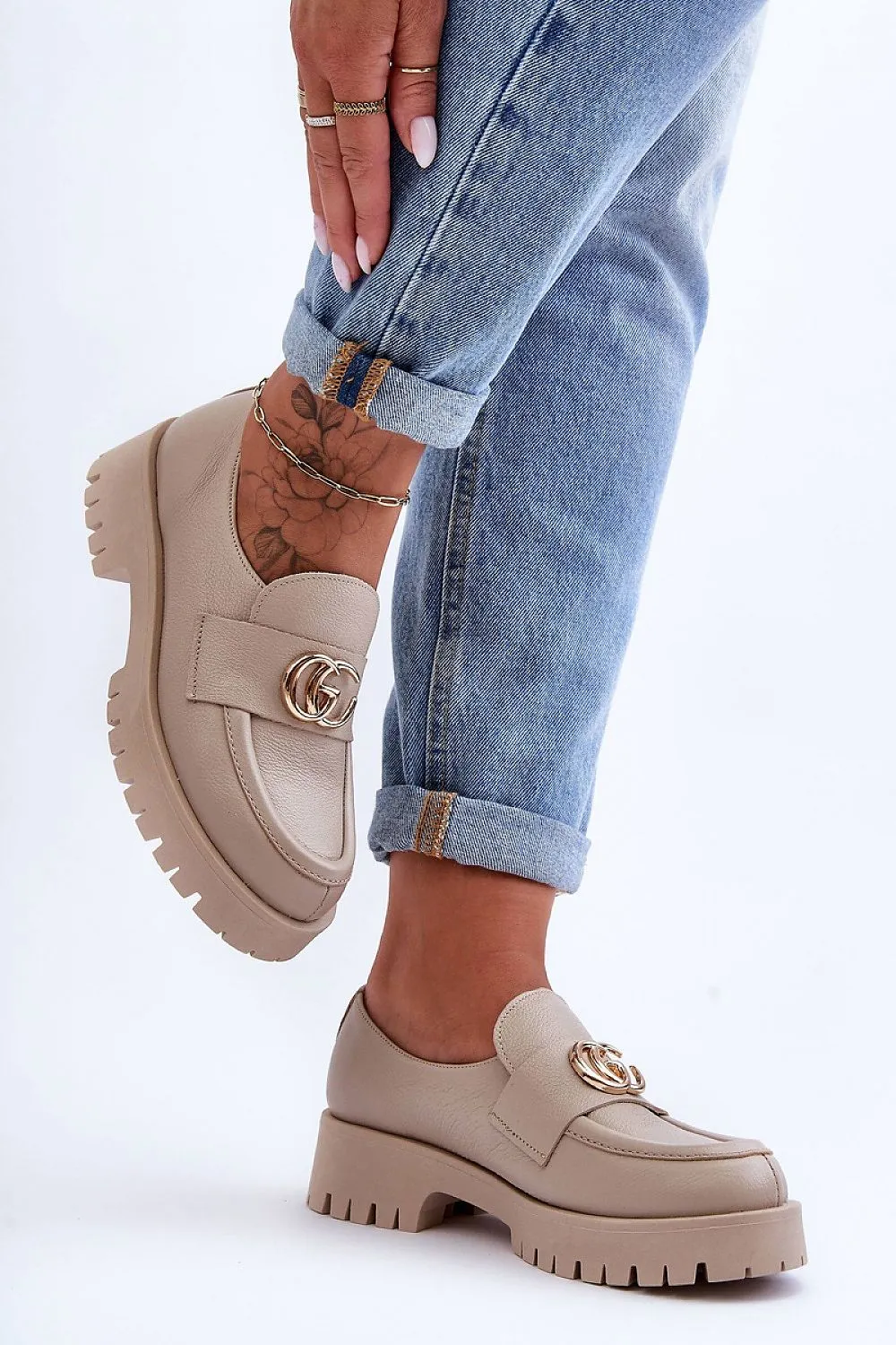 Heeled low shoes Step in style