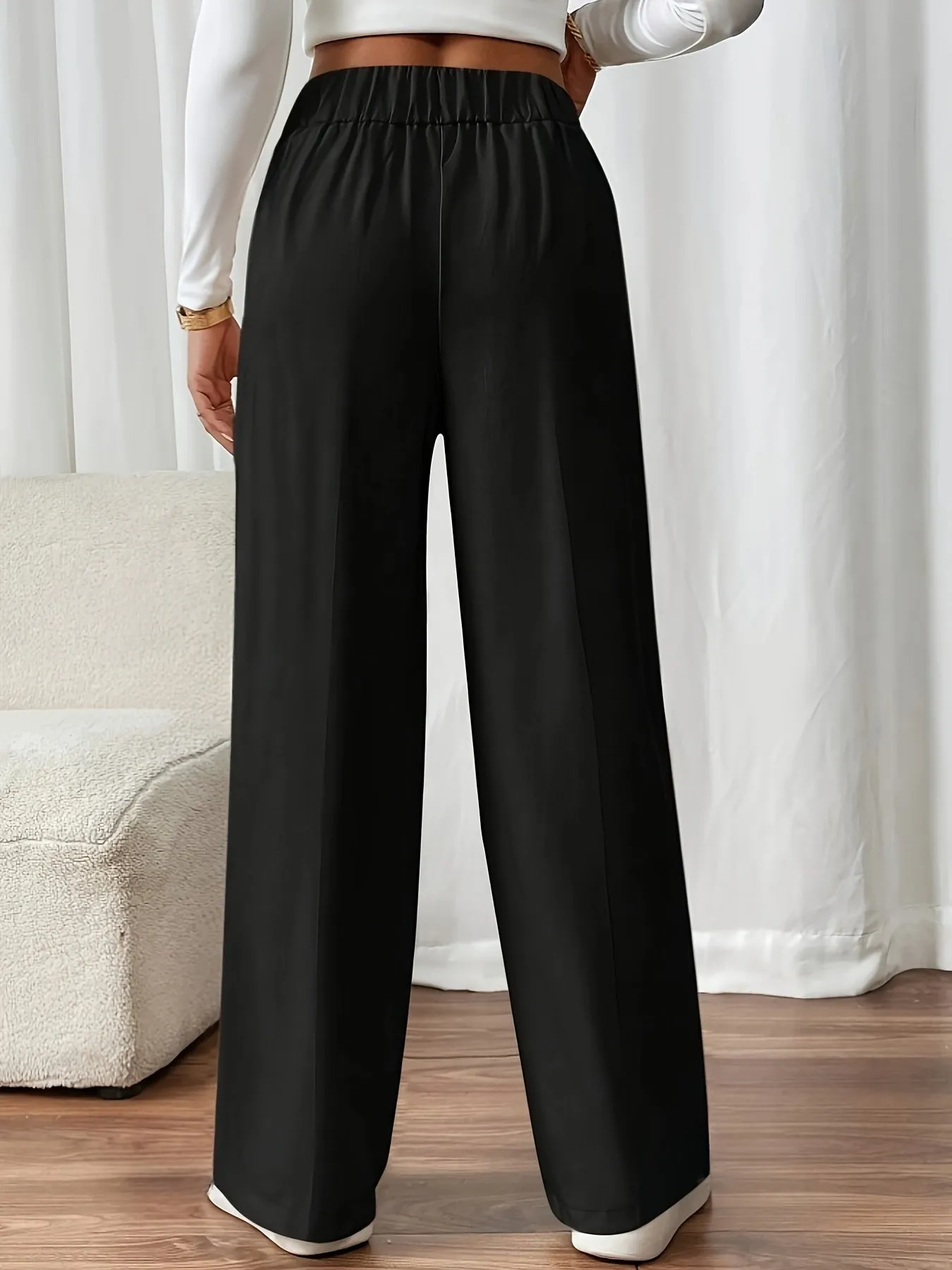 High-Waisted Trousers | Wide-Leg | Tailored Elegance