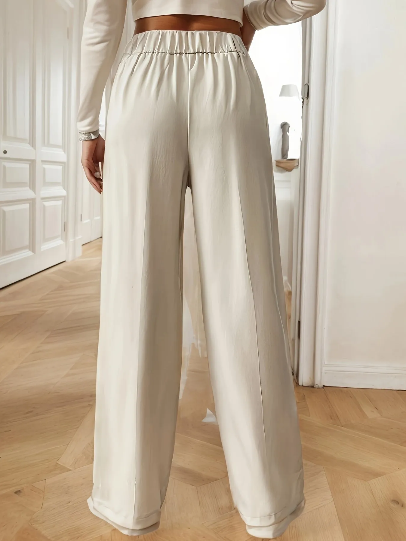 High-Waisted Trousers | Wide-Leg | Tailored Elegance