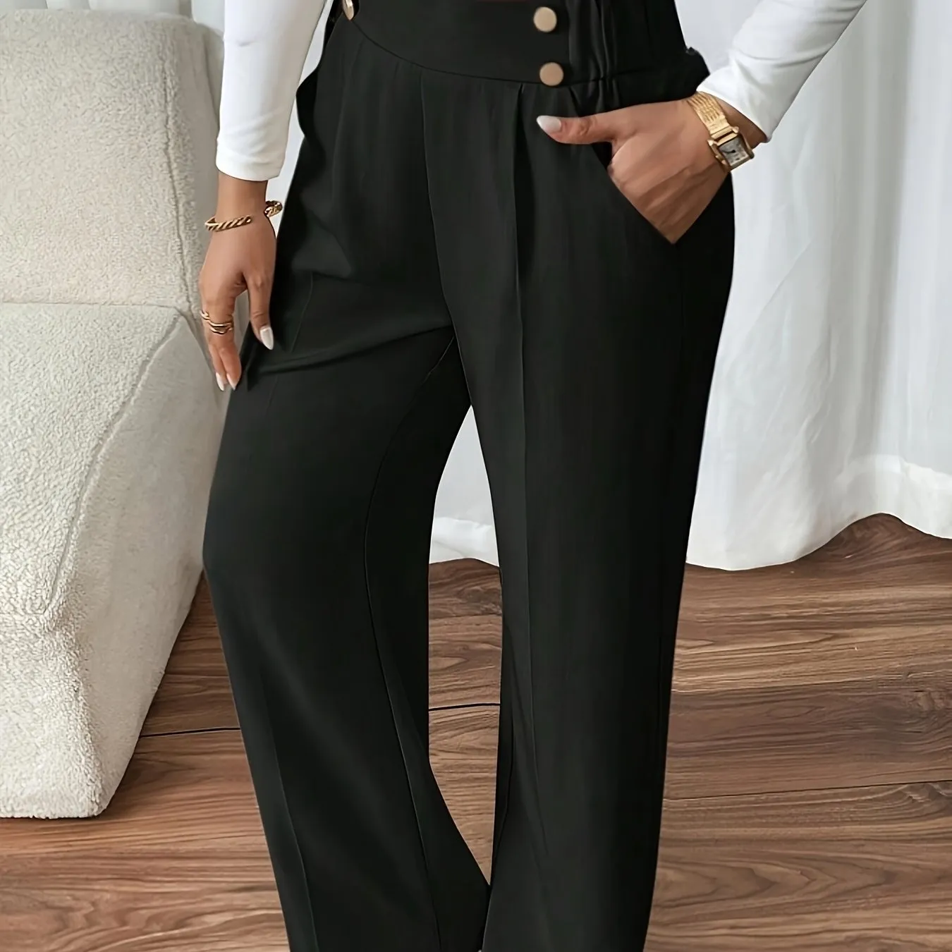 High-Waisted Trousers | Wide-Leg | Tailored Elegance