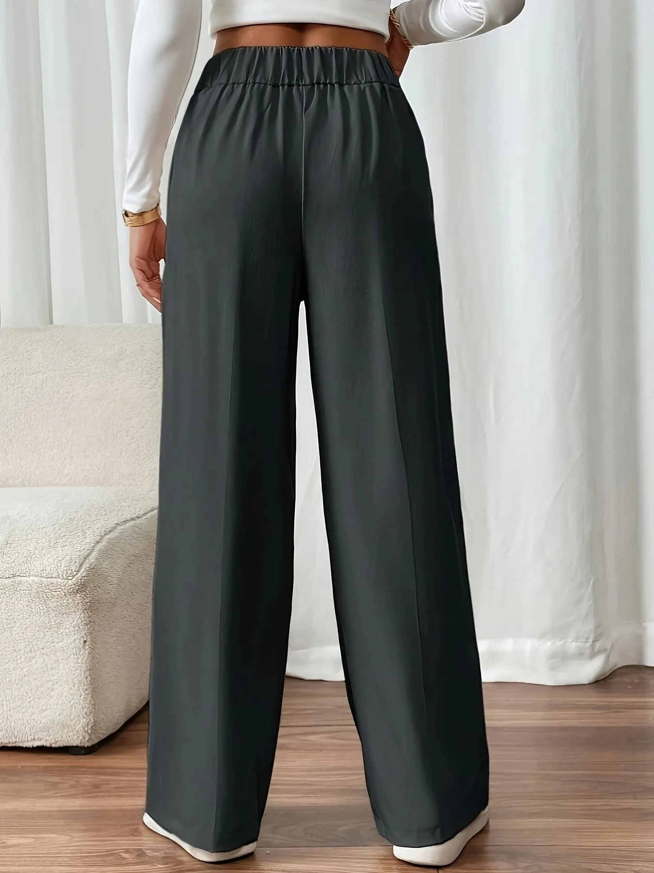 High-Waisted Trousers | Wide-Leg | Tailored Elegance