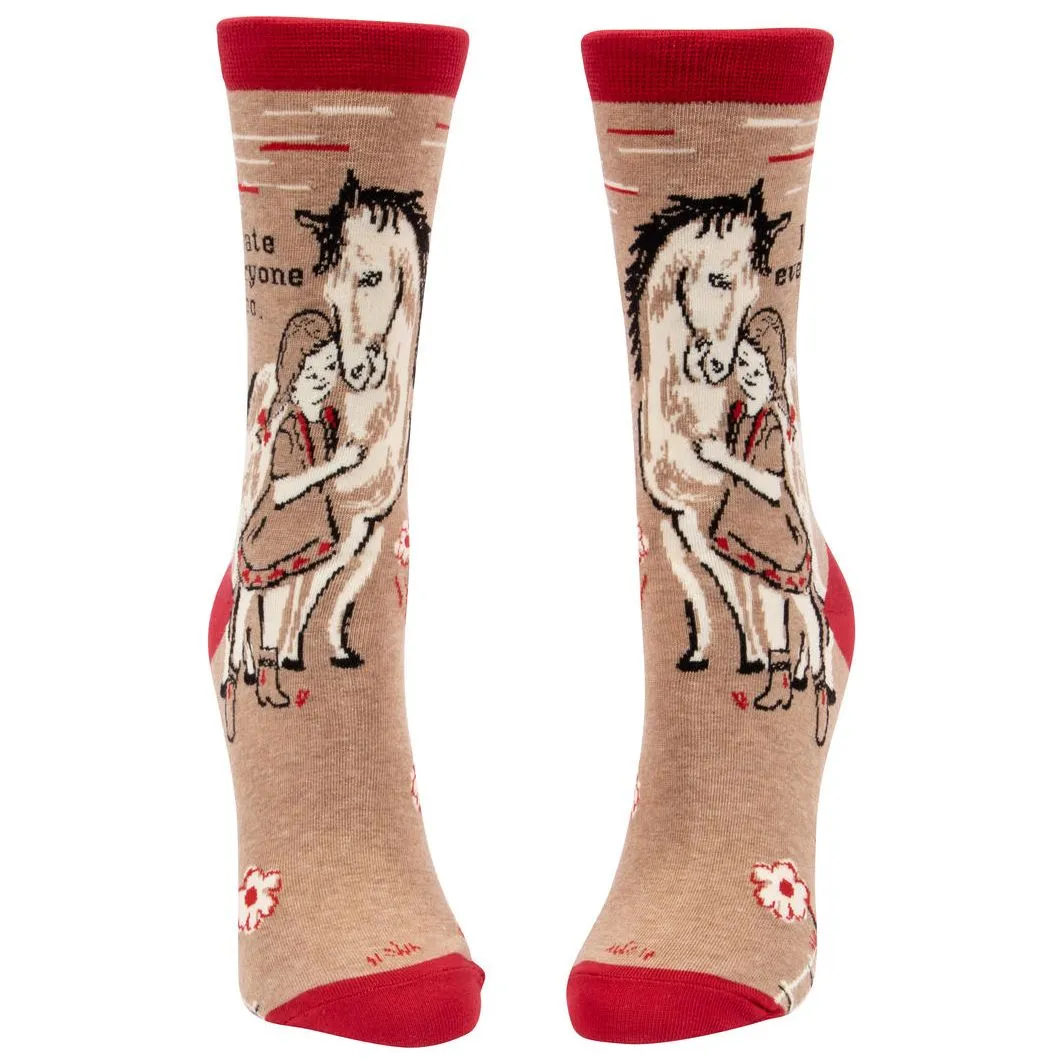 I Hate Everyone Too Women's Socks