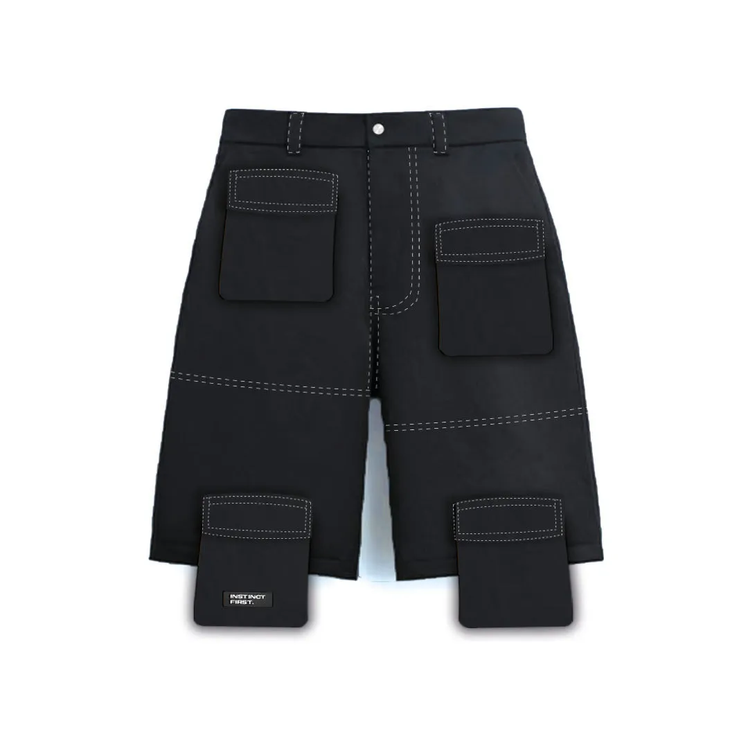 Institute Black Shorts