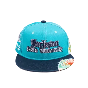 JACKSON STATE UNIVERSITY FRAYED FITTED HAT