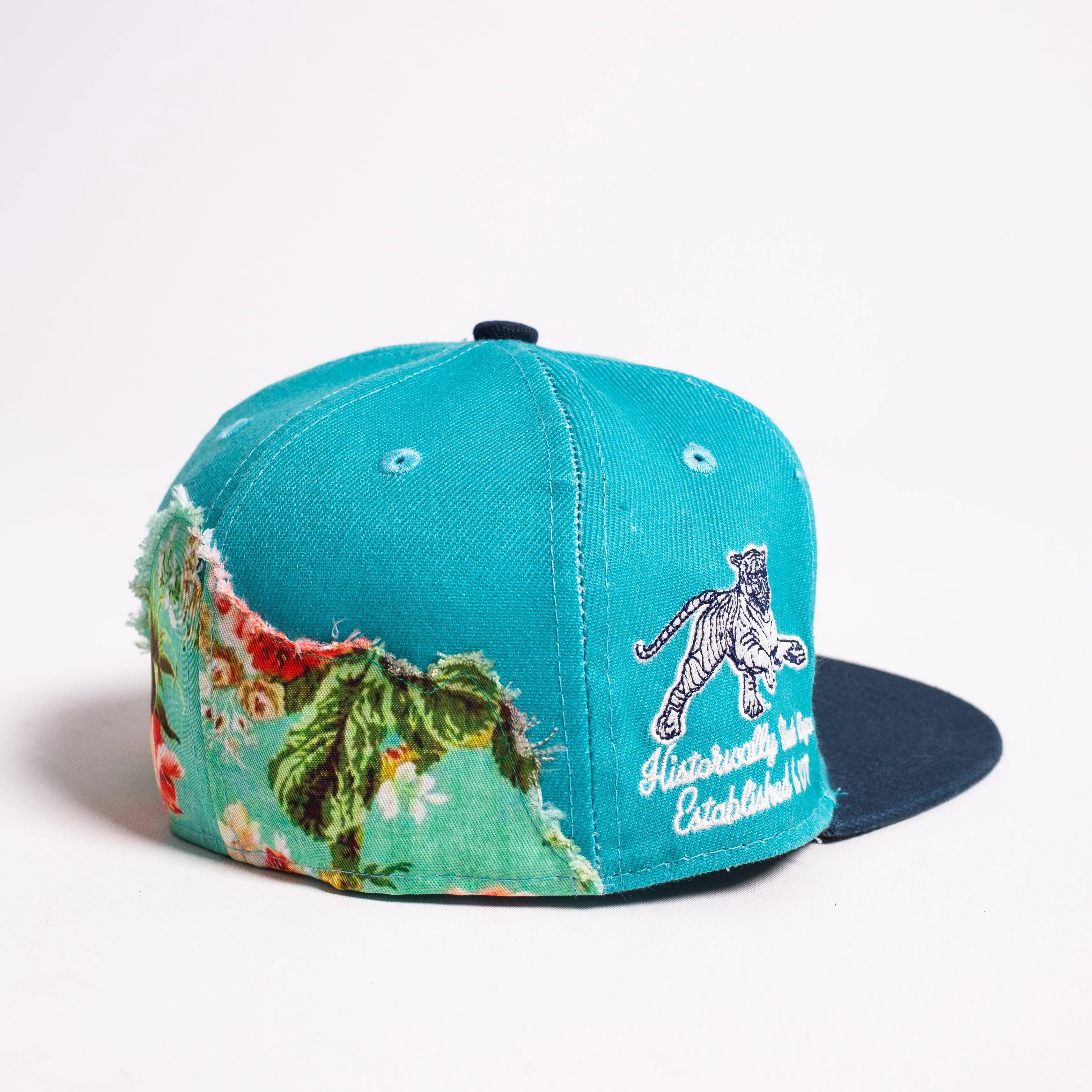 JACKSON STATE UNIVERSITY FRAYED FITTED HAT