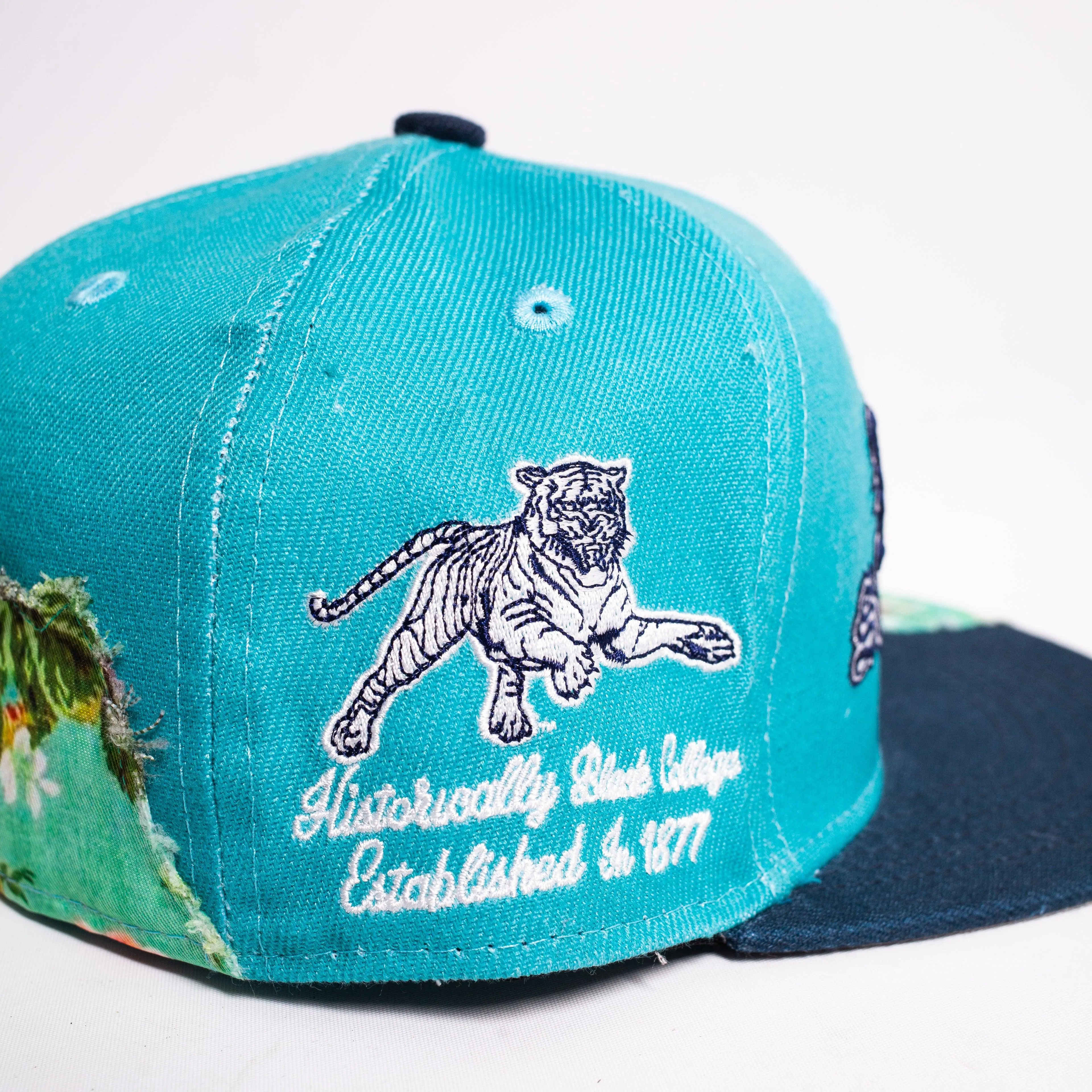 JACKSON STATE UNIVERSITY FRAYED FITTED HAT