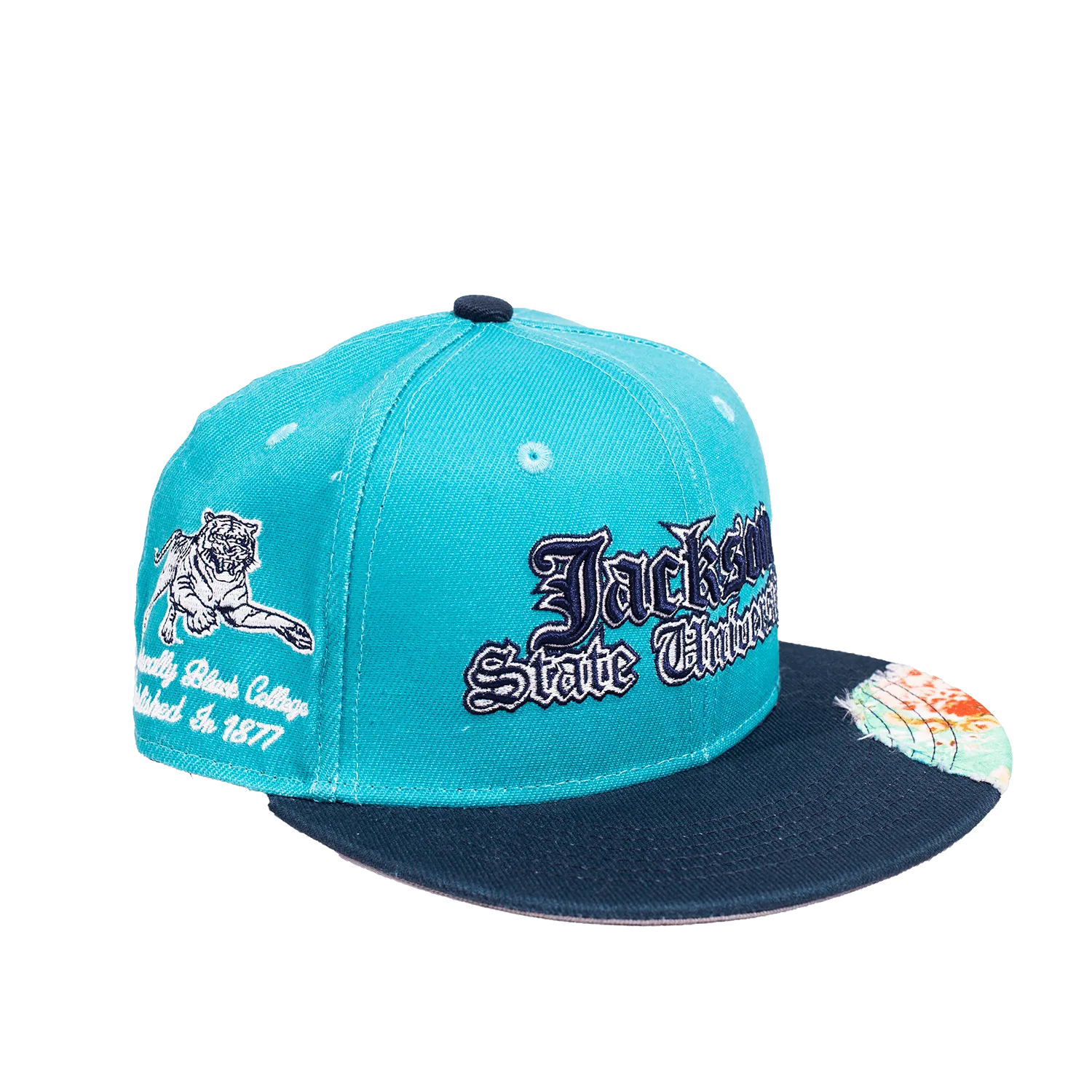 JACKSON STATE UNIVERSITY FRAYED FITTED HAT