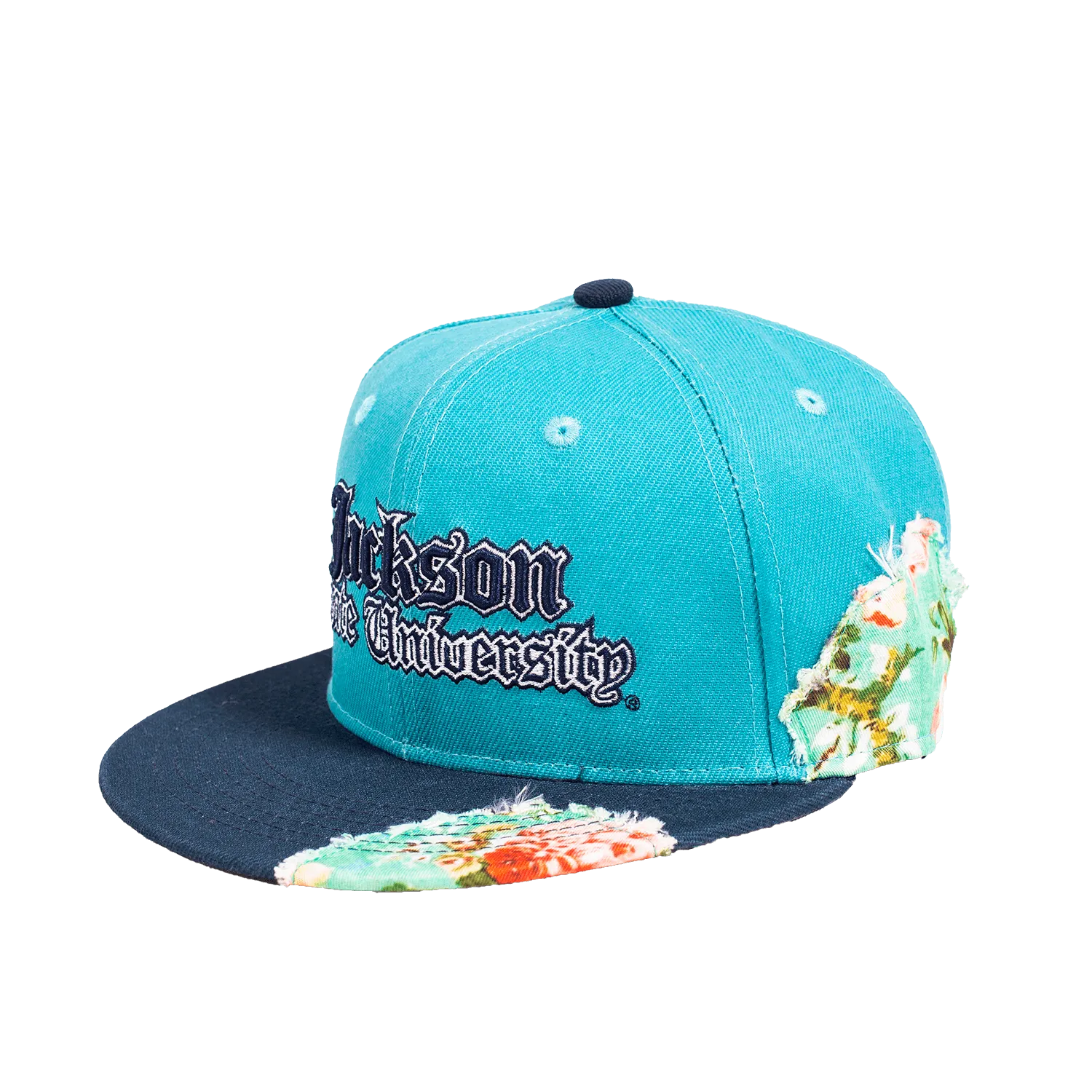 JACKSON STATE UNIVERSITY FRAYED FITTED HAT