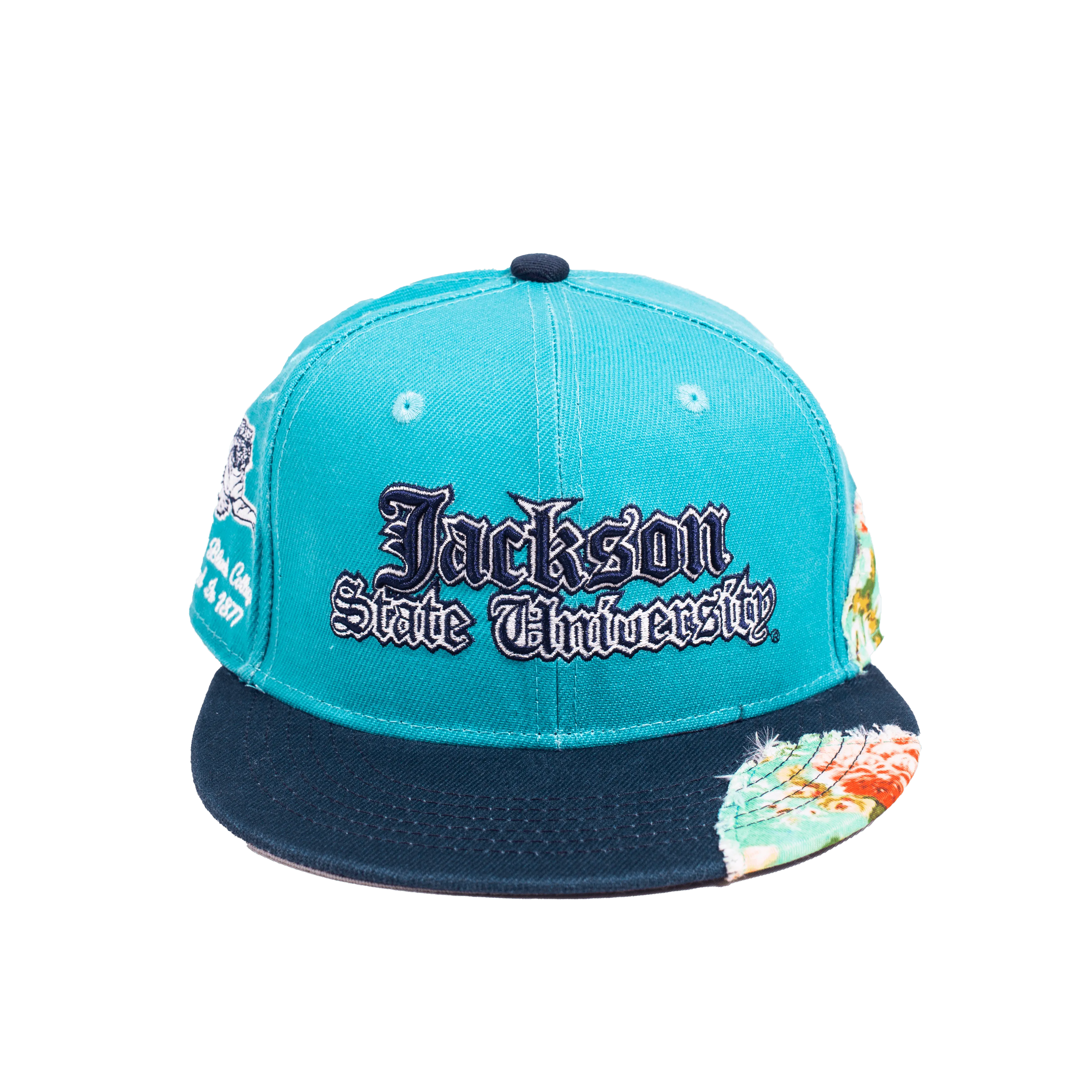 JACKSON STATE UNIVERSITY FRAYED FITTED HAT