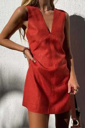 Juliet | V-Neck Mini Dress