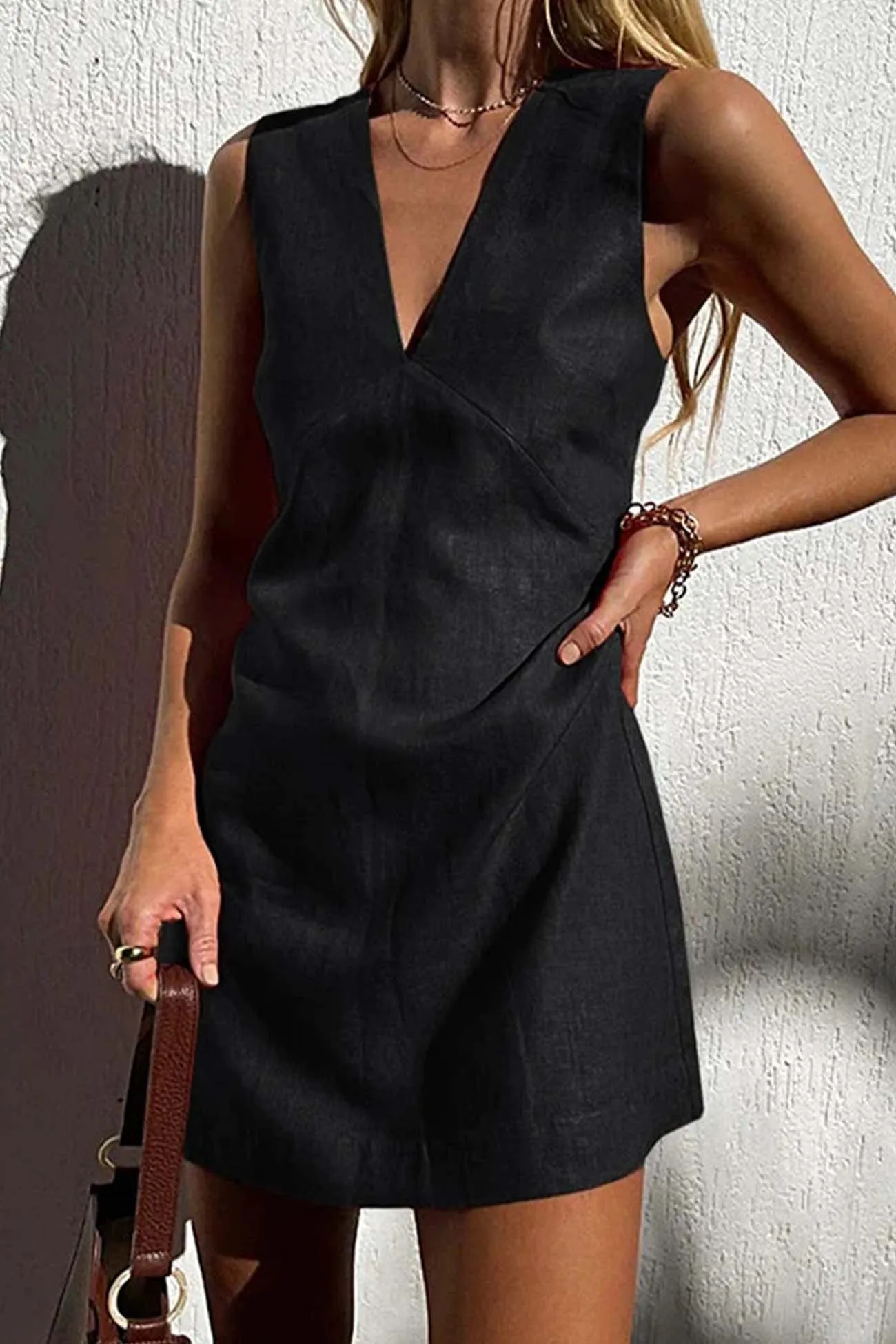 Juliet | V-Neck Mini Dress