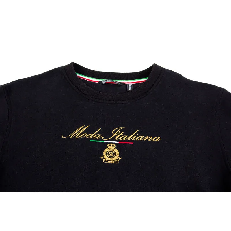 K*7 Schillaci Mens Sweater - Black - W24-1616