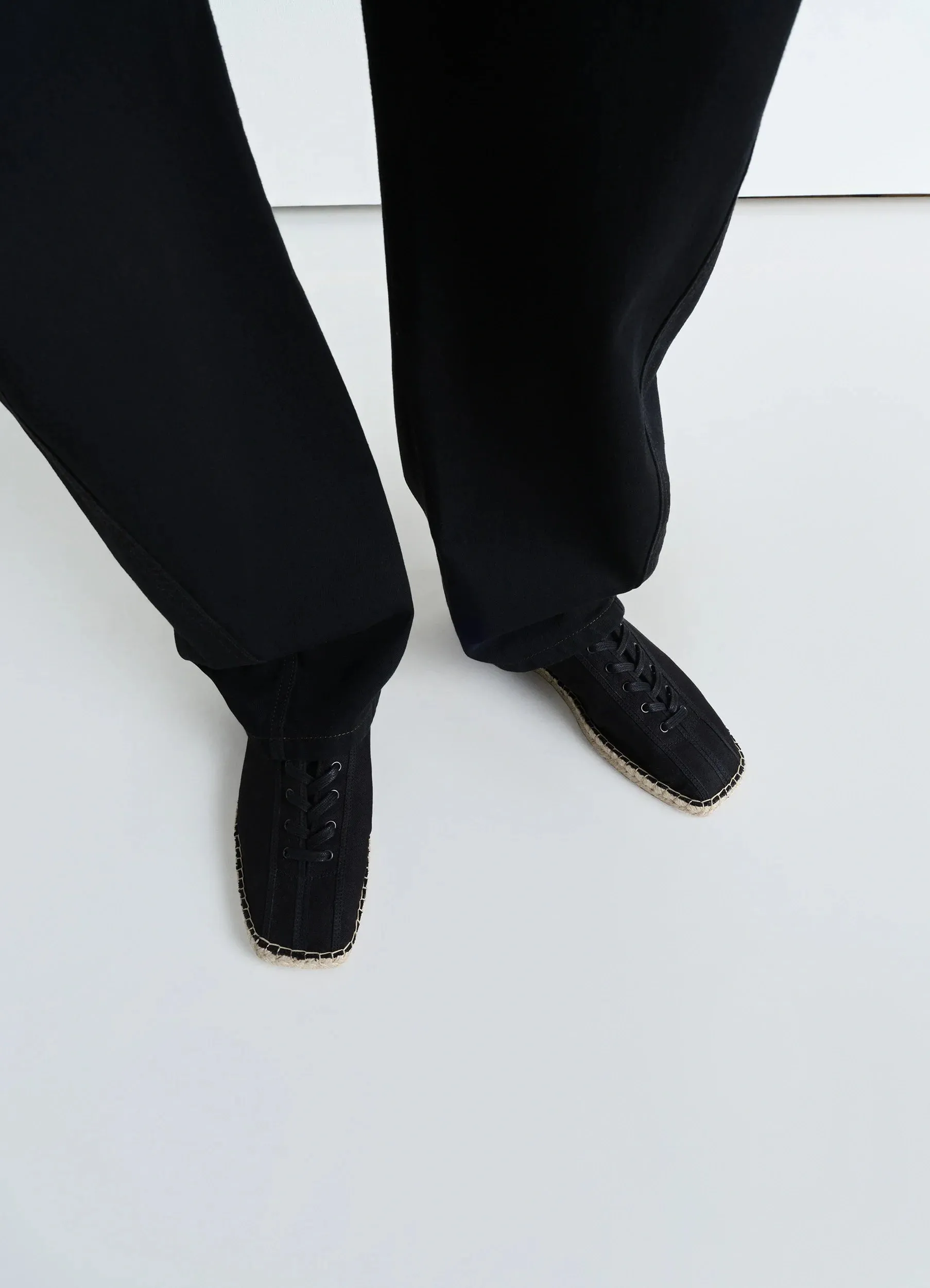 LINOLEUM LACED ESPADRILLES