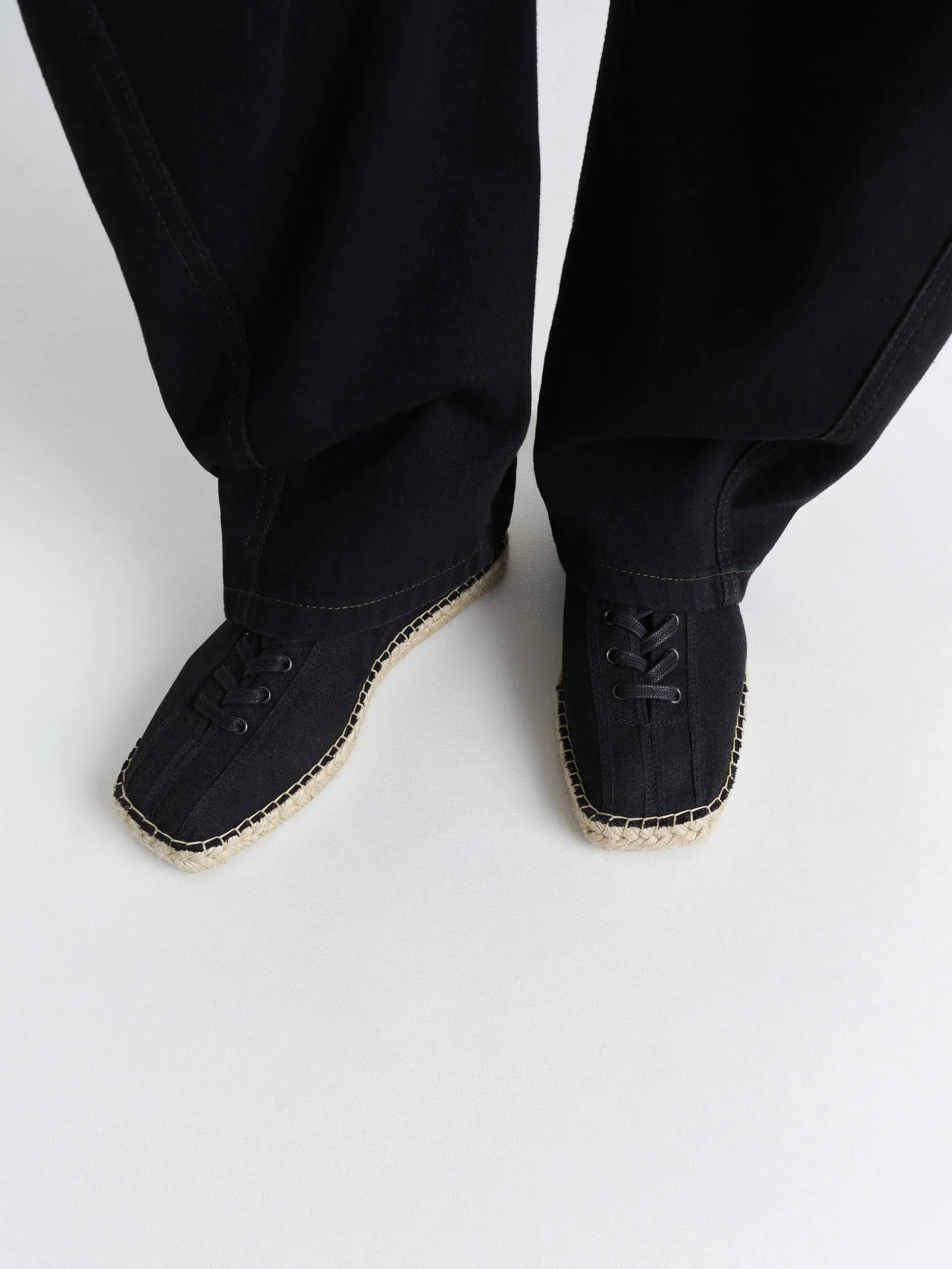 LINOLEUM LACED ESPADRILLES