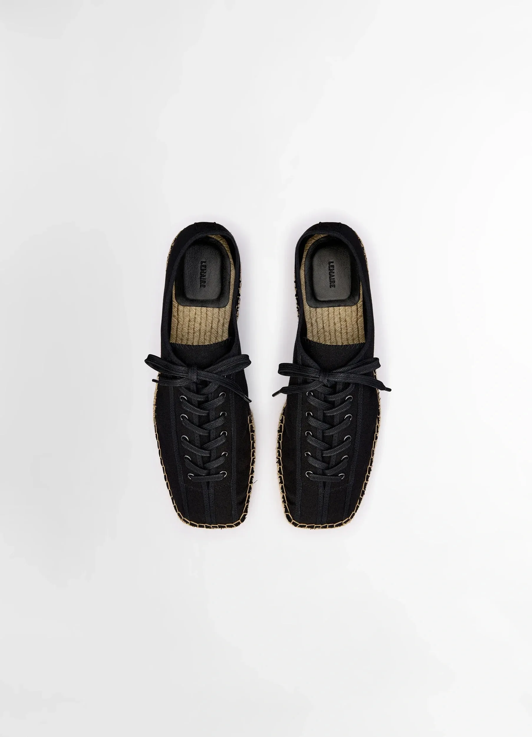 LINOLEUM LACED ESPADRILLES