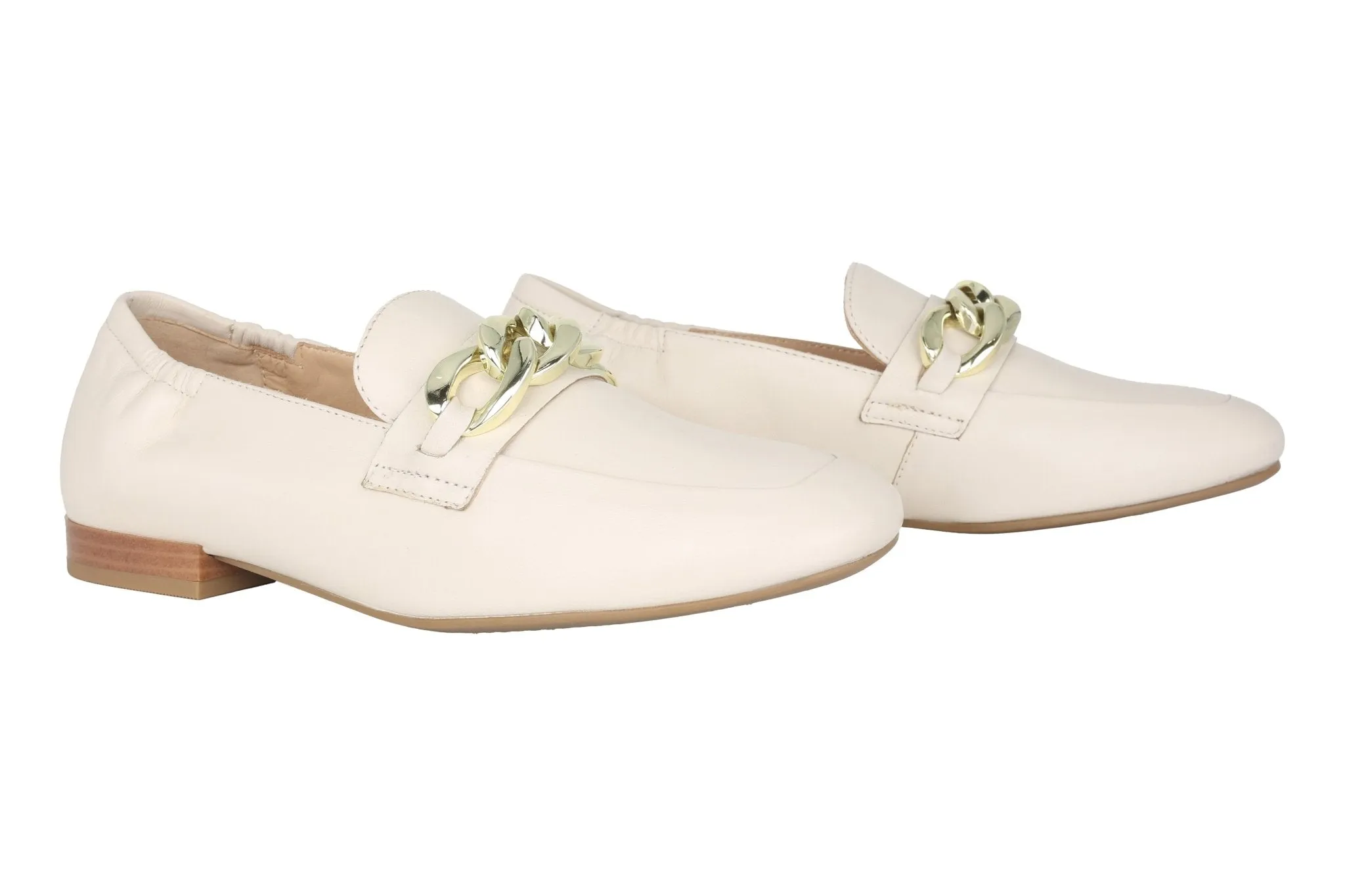 'Lyon' women's wide fit (H) loafer - off white