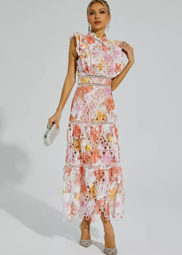 Lyra | Breezy Cut-Out Maxi Dress