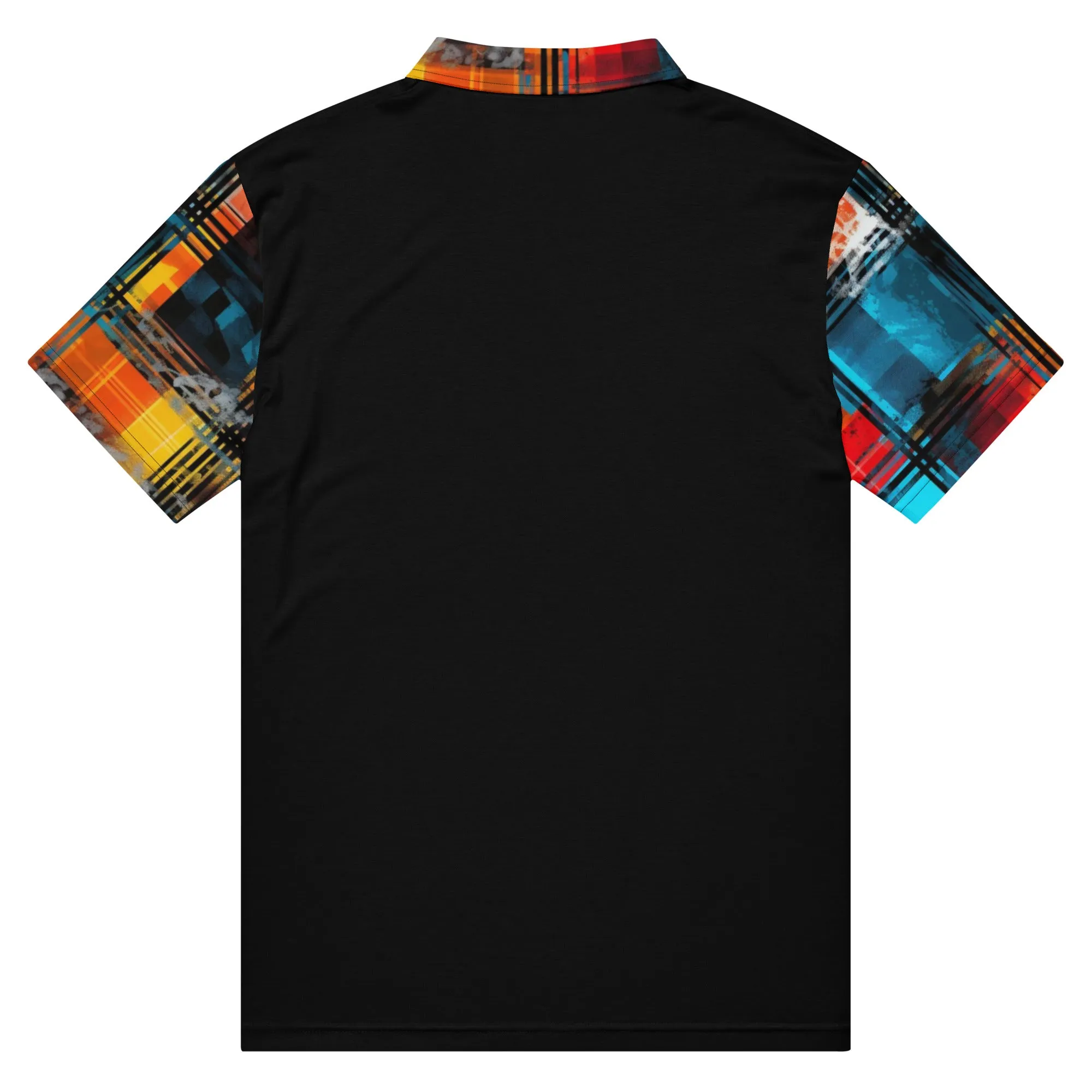 Maadish | Men’s slim fit multiplaid polo