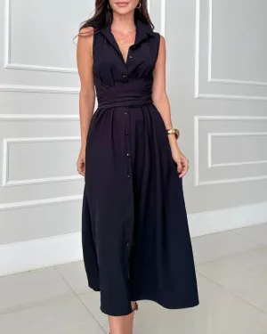 MARALA - Unique Tie Midi Dress