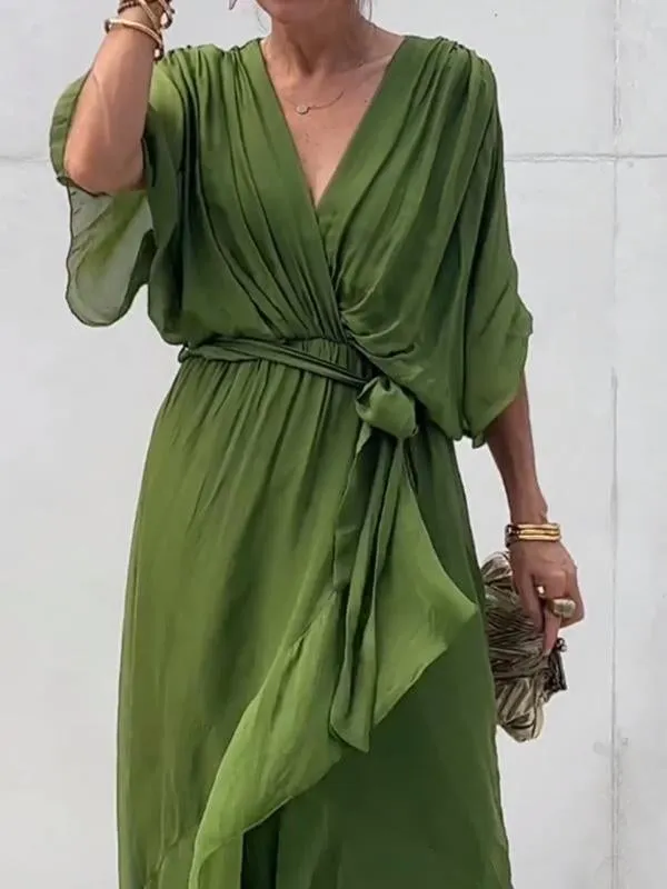 MARJORIE - SOPHISTICATED CHIFFON DRESS